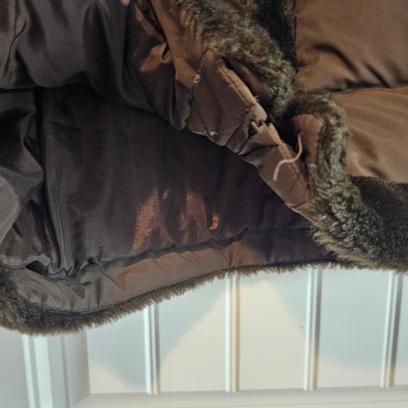 Charter Club Jacket Womens XL Brown Down and Duck Feathers Quilted Winter Warm - Picture 5 of 10